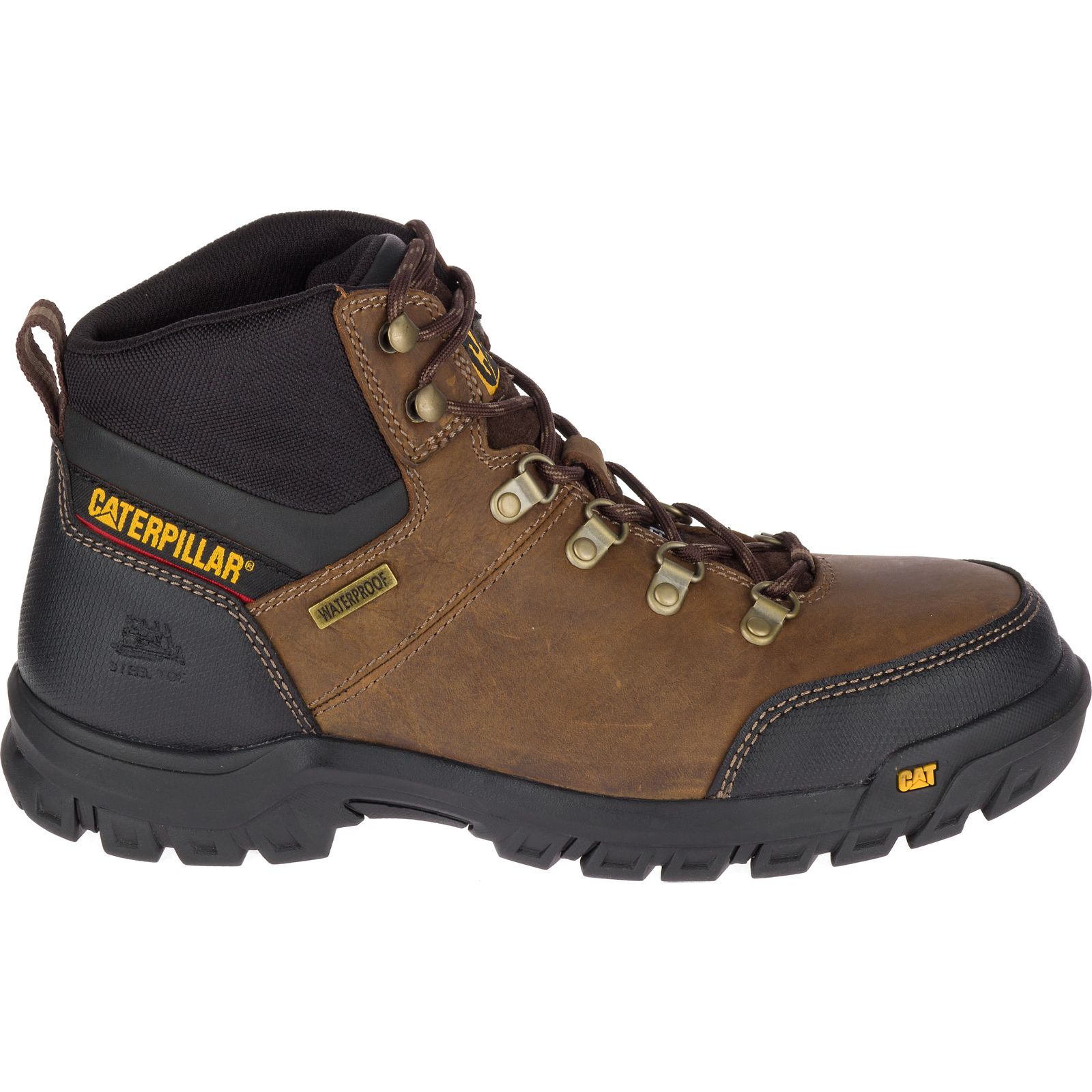 Caterpillar Men's Framework S3 Wr Hro Sra Steel Toe Work Boots Brown CAT-54208